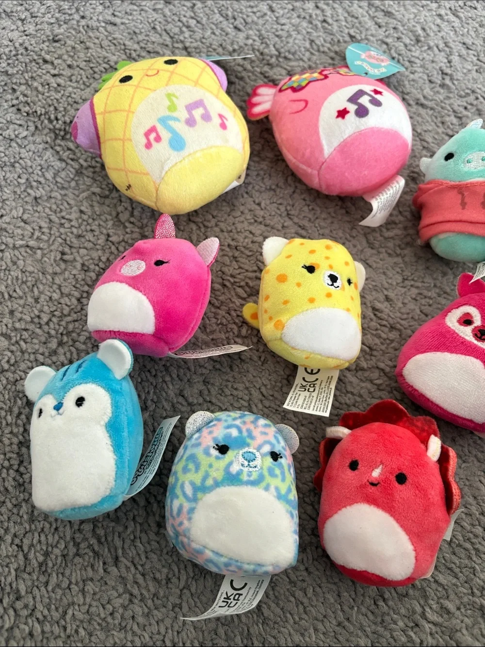 Squishmallows Squishville Bright Squad Mini Soft Plush Stuffed Toy